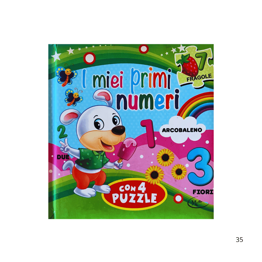 I miei primi numeri. Libro puzzle
