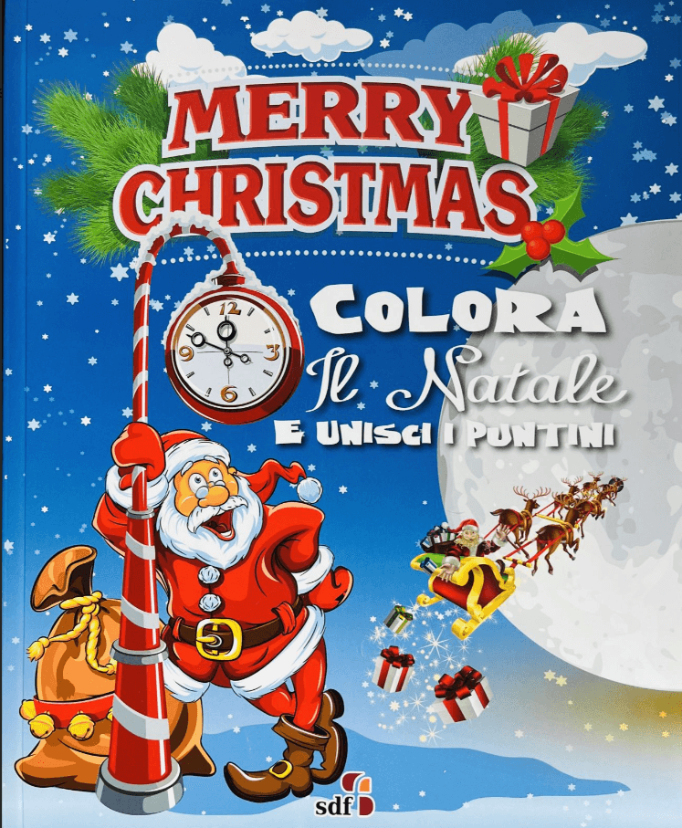 Merry Christmas -Colora il Natale e unisci i puntini